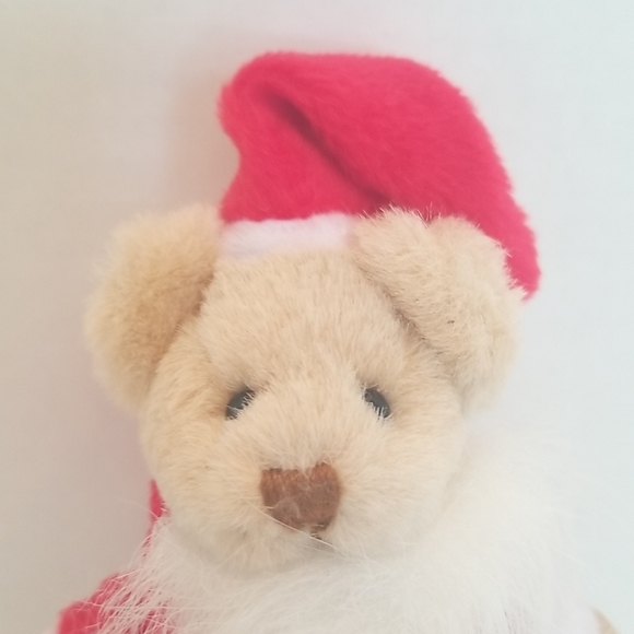 Vintage Cute WEE BEAR VILLAGE Bear Santa Ganz 1995 - Picture 3 of 10